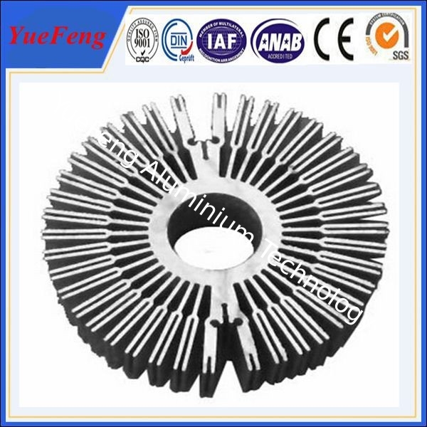 Wow!!Sunflower/rectangle aluminum heatsink, round aluminium car radiator