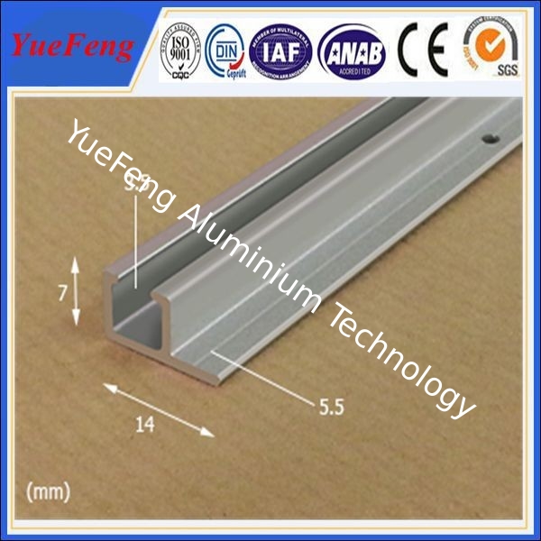 Poster rail aluminium, very cheap aluminium profile anodized aluminium rails extrusion